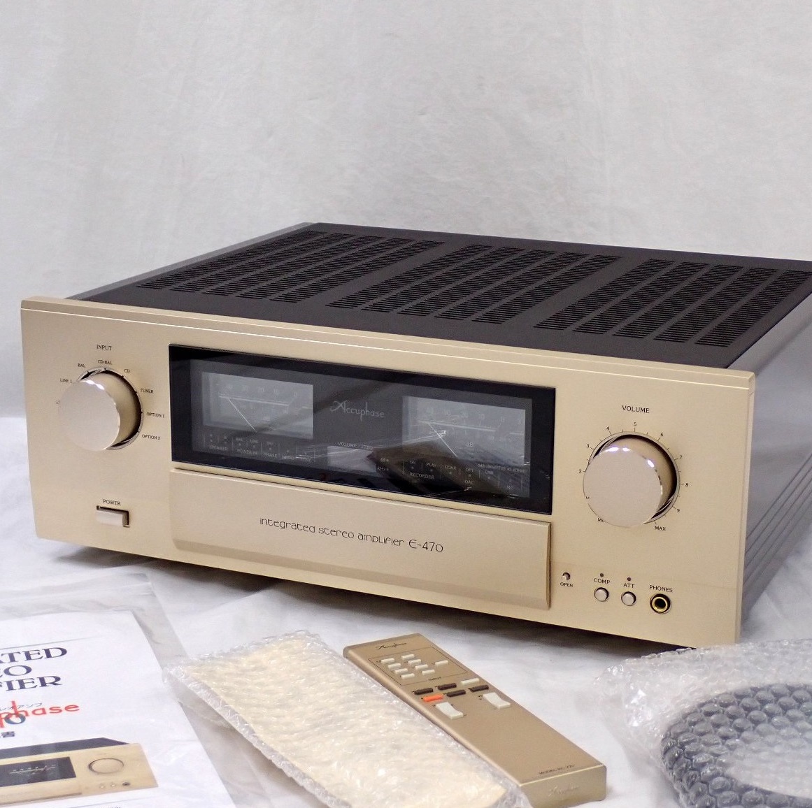 アキュフェーズ インテグレーテッドステレオアンプ E-470