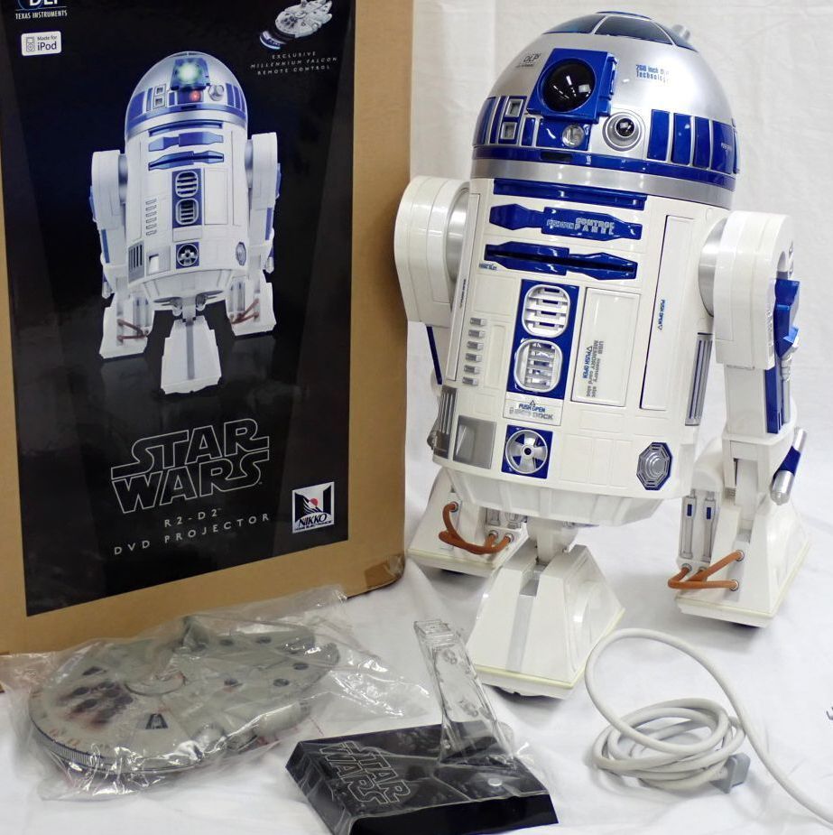 未使用 NIKKO ニッコー STAR WARS スターウォーズ R2-D2 DVD PROJECTOR 