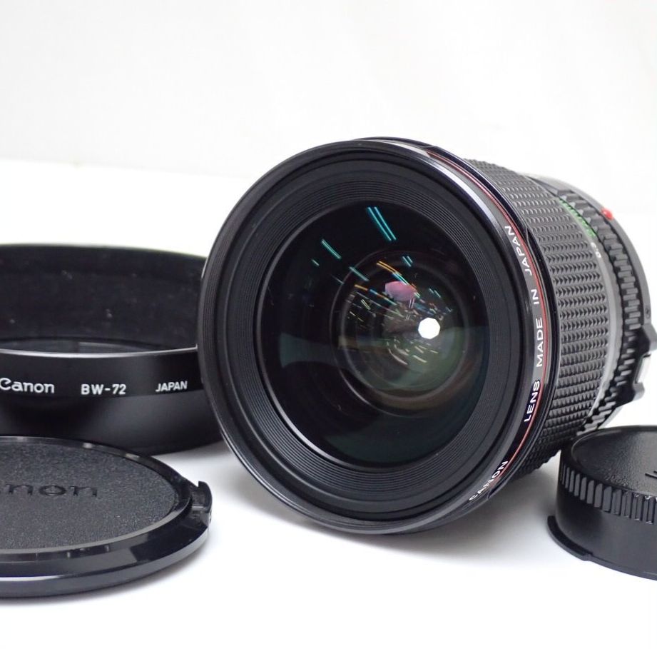 Canon/キャノン 単焦点レンズ New FD 24mm F1.4L/MF/前後キャップ・フード付き