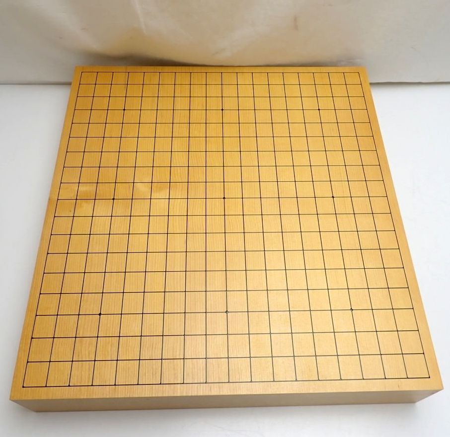 19路盤 卓上 囲碁盤 本榧/木製/3寸/一枚板