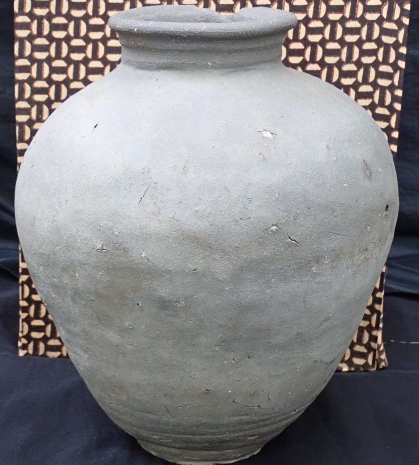 鎌倉時代 珠洲焼 壺 高さ約31cm/約4.1kg/壷/須恵器/中世