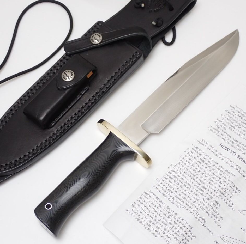 Randall Made Knives/ランドール M14 ナイフ 全長約30.5cm/ステンレス/マイカルタハンドル/シース等付属