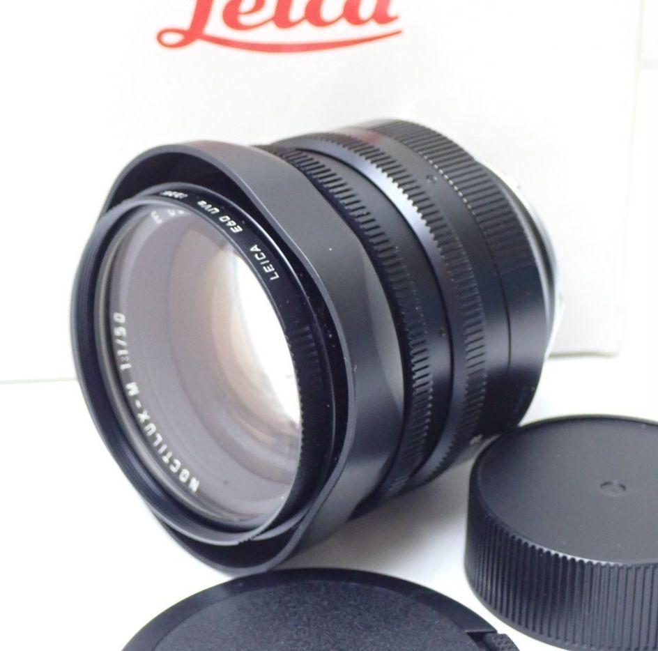 ライカ NOCTILUX-M 50mm F1.0 E60 標準レンズ/11822/純正フィルター・キャップ・箱付