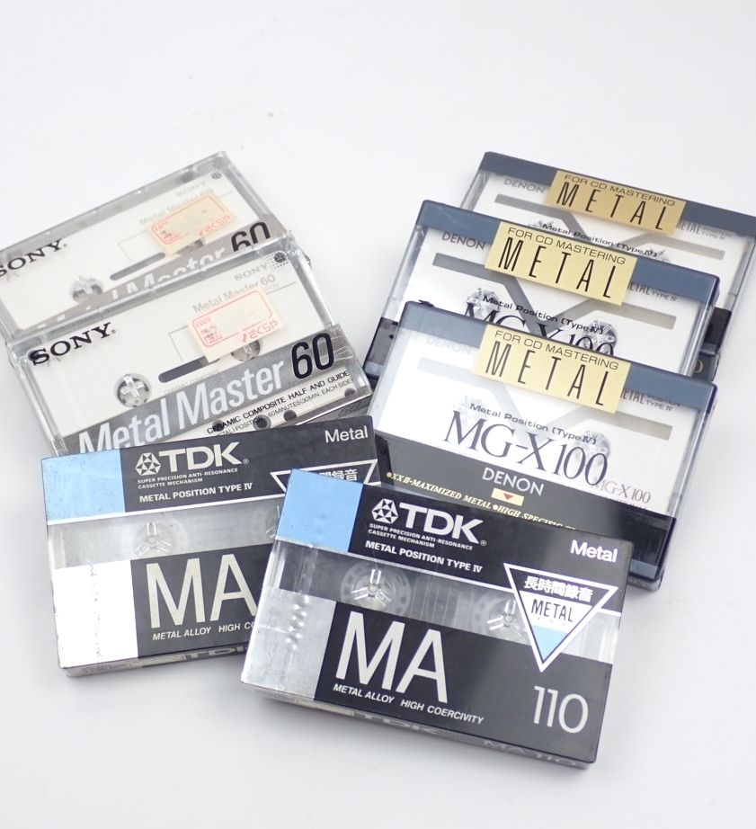 メタルテープ 7本セット/SONY/DENON/TDK
