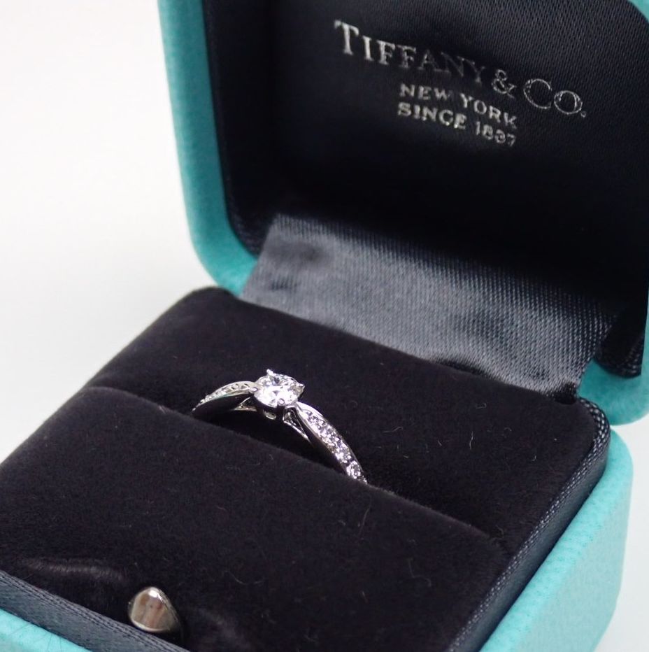 Tiffany&Co./ティファニー Pt950×0.21ctダイヤモンド プラチナリング